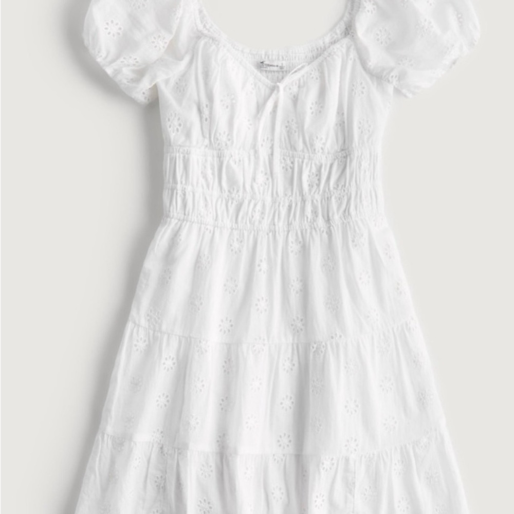 Hollister White Eyelet Kids Dress